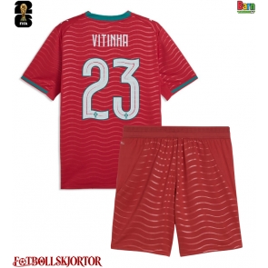 Portugal Vitinha #23 Hemmakläder Barn VM 2026 Kortärmad (+ Korta byxor)